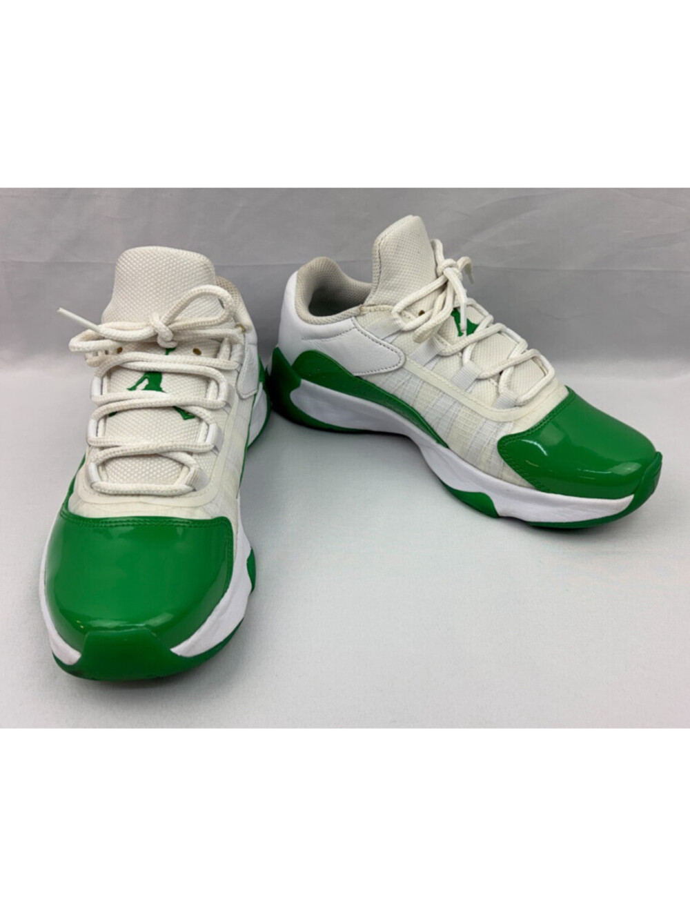Jordan CMFT 11 Low Women 7.5 Lucky Green White Patent Leather DV2629-131